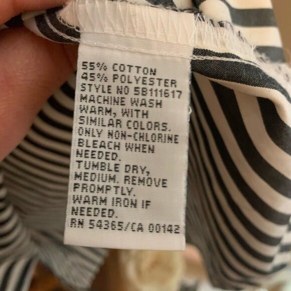VINTAGE Alia Striped Button Up - Size 12 - Picture 6 of 9